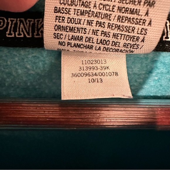 PINK Sweatshirt w/Hoodie Small - Picture 10 of 10